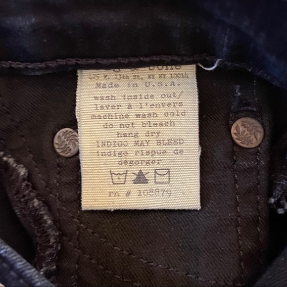 Rag & Bone Legging Skinny Jeans in Dark Indigo Womens size 26 Mid-Rise Stretch - Picture 10 of 11